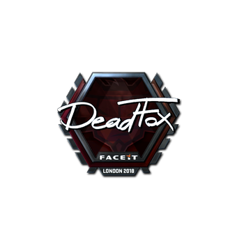 Sticker | DeadFox (Foil) | London 2018 CS2 skin