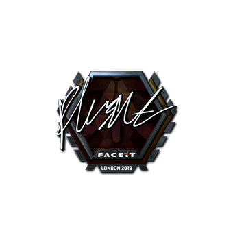 Sticker | flusha (Foil) | London 2018 CS2 skin