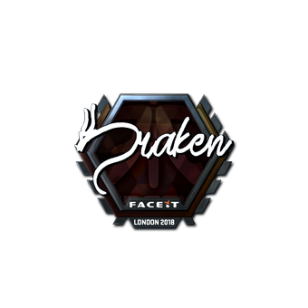 Sticker | draken (Foil) | London 2018 CS2 skin