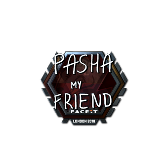 Sticker | pashaBiceps (Foil) | London 2018 CS2 skin