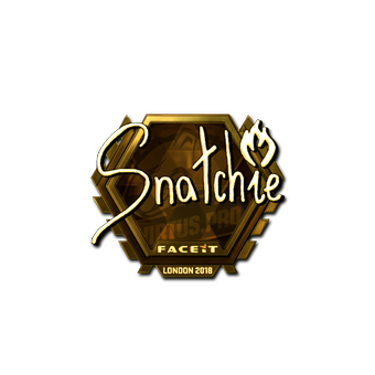Sticker | snatchie (Gold) | London 2018 CS2 skin