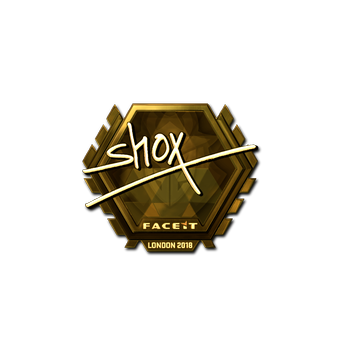 Sticker | shox (Gold) | London 2018 CS2 skin