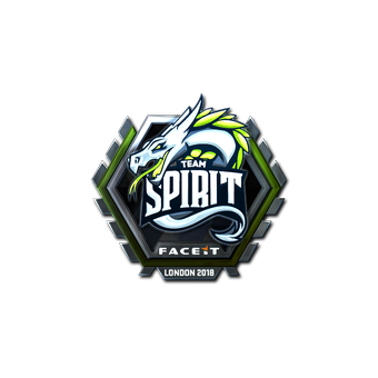 Sticker | Team Spirit (Foil) | London 2018 CS2 skin