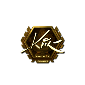 Sticker | Kvik (Gold) | London 2018 CS2 skin