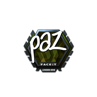 Sticker | paz (Foil) | London 2018 CS2 skin