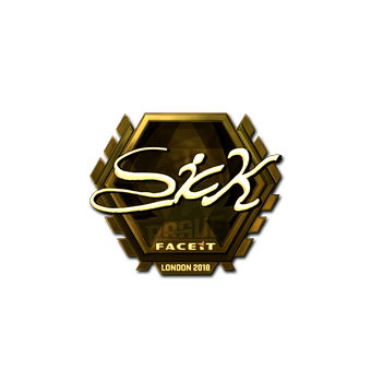 Sticker | SicK (Gold) | London 2018 CS2 skin