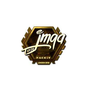 Sticker | jmqa (Gold) | London 2018 CS2 skin
