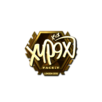 Sticker | Xyp9x (Gold) | London 2018 CS2 skin