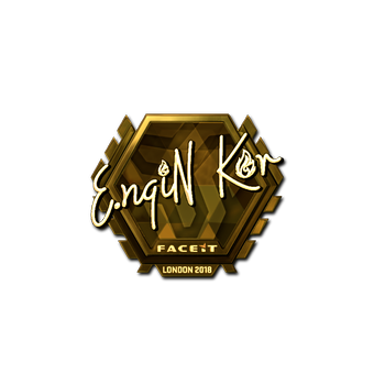 Sticker | ngiN (Gold) | London 2018 CS2 skin