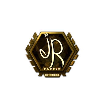Sticker | jR (Gold) | London 2018 CS2 skin