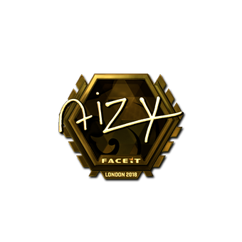 Sticker | aizy (Gold) | London 2018 CS2 skin