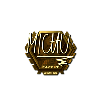 Sticker | MICHU (Gold) | London 2018 CS2 skin