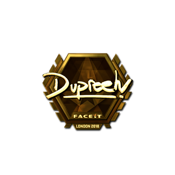 Sticker | dupreeh (Gold) | London 2018 CS2 skin