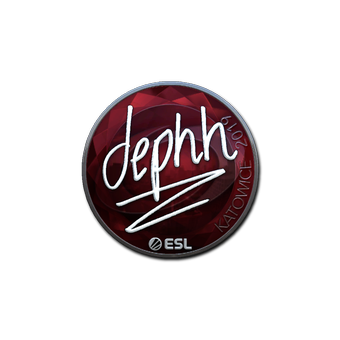 Sticker | dephh (Foil) | Katowice 2019 CS2 skin