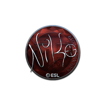 Sticker | NiKo (Foil) | Katowice 2019 CS2 skin