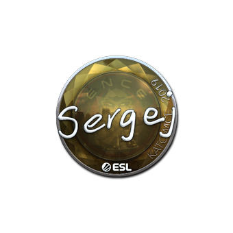 Sticker | sergej (Foil) | Katowice 2019 CS2 skin