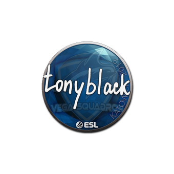 Sticker | tonyblack | Katowice 2019 CS2 skin
