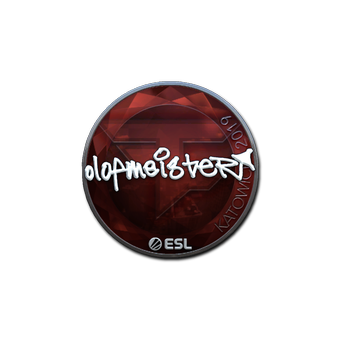 Sticker | olofmeister (Foil) | Katowice 2019 CS2 skin