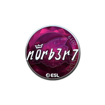 Sticker | n0rb3r7 (Foil) | Katowice 2019 CS2 skin