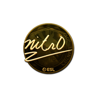 Sticker | nitr0 (Gold) | Katowice 2019 CS2 skin