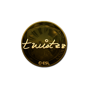 Sticker | Twistzz (Gold) | Katowice 2019 CS2 skin