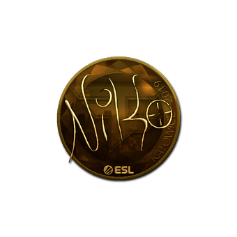 Sticker | NiKo (Gold) | Katowice 2019 CS2 skin