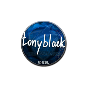Sticker | tonyblack (Foil) | Katowice 2019 CS2 skin
