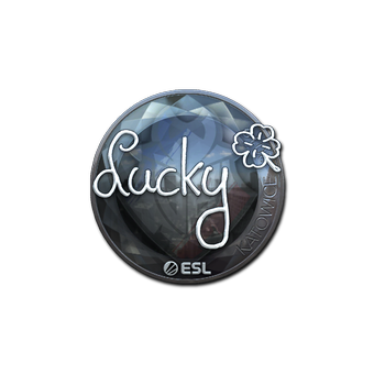 Sticker | Lucky (Foil) | Katowice 2019 CS2 skin