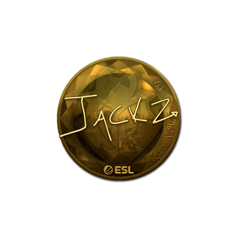 Sticker | JaCkz (Gold) | Katowice 2019 CS2 skin
