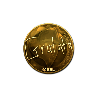Sticker | Gratisfaction (Gold) | Katowice 2019 CS2 skin