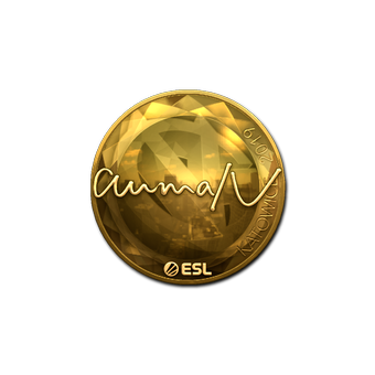 Sticker | aumaN (Gold) | Katowice 2019 CS2 skin