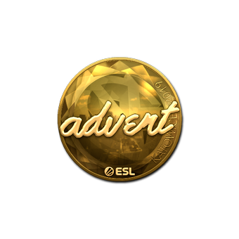 Sticker | advent (Gold) | Katowice 2019 CS2 skin
