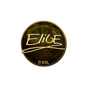 Sticker | EliGE (Gold) | Katowice 2019 CS2 skin