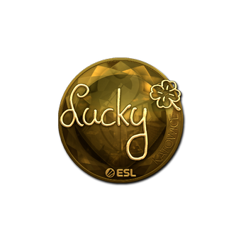 Sticker | Lucky (Gold) | Katowice 2019 CS2 skin