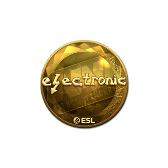 Sticker | electronic (Gold) | Katowice 2019 CS2 skin