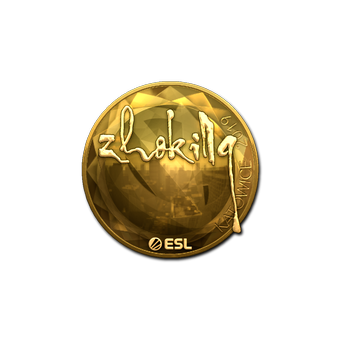 Sticker | zhokiNg (Gold) | Katowice 2019 CS2 skin