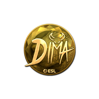 Sticker | Dima (Gold) | Katowice 2019 CS2 skin
