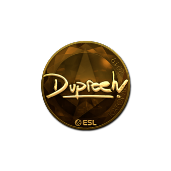 Sticker | dupreeh (Gold) | Katowice 2019 CS2 skin