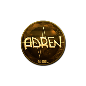 Sticker | AdreN (Gold) | Katowice 2019 CS2 skin