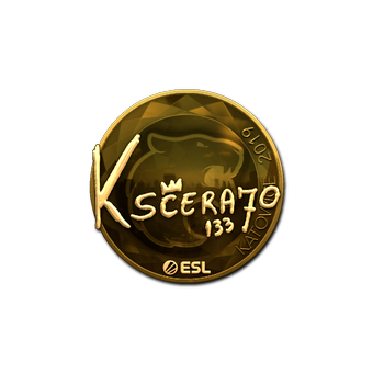 Sticker | KSCERATO (Gold) | Katowice 2019 CS2 skin