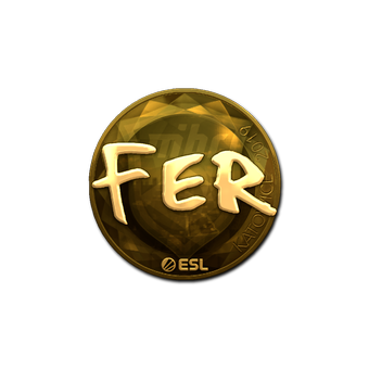 Sticker | fer (Gold) | Katowice 2019 CS2 skin