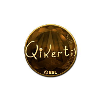 Sticker | qikert (Gold) | Katowice 2019 CS2 skin