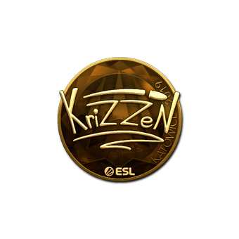 Sticker | KrizzeN (Gold) | Katowice 2019 CS2 skin