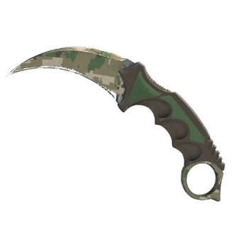 ★ StatTrak™ Karambit | Forest DDPAT (Well-Worn) CS2 skin