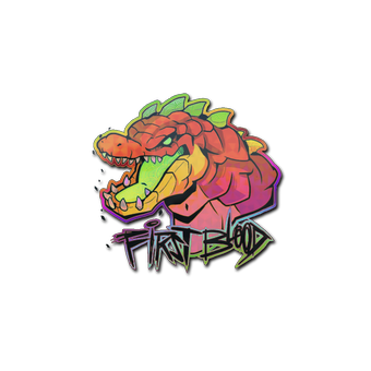 Sticker | First Blood (Holo) CS2 skin