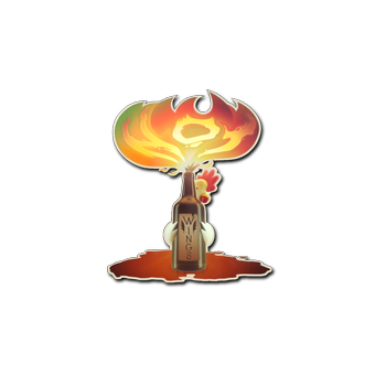 Sticker | Hot Wings (Holo) CS2 skin