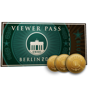 Berlin 2019 Viewer Pass + 3 Souvenir Tokens CS2 skin
