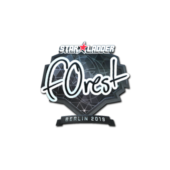 Sticker | f0rest (Foil) | Berlin 2019 CS2 skin