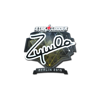 Sticker | ZywOo (Foil) | Berlin 2019 CS2 skin