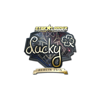 Sticker | Lucky (Gold) | Berlin 2019 CS2 skin